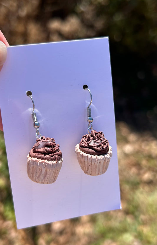 Whimsical Cupcake Earrings – Sweet Treat Jewelry