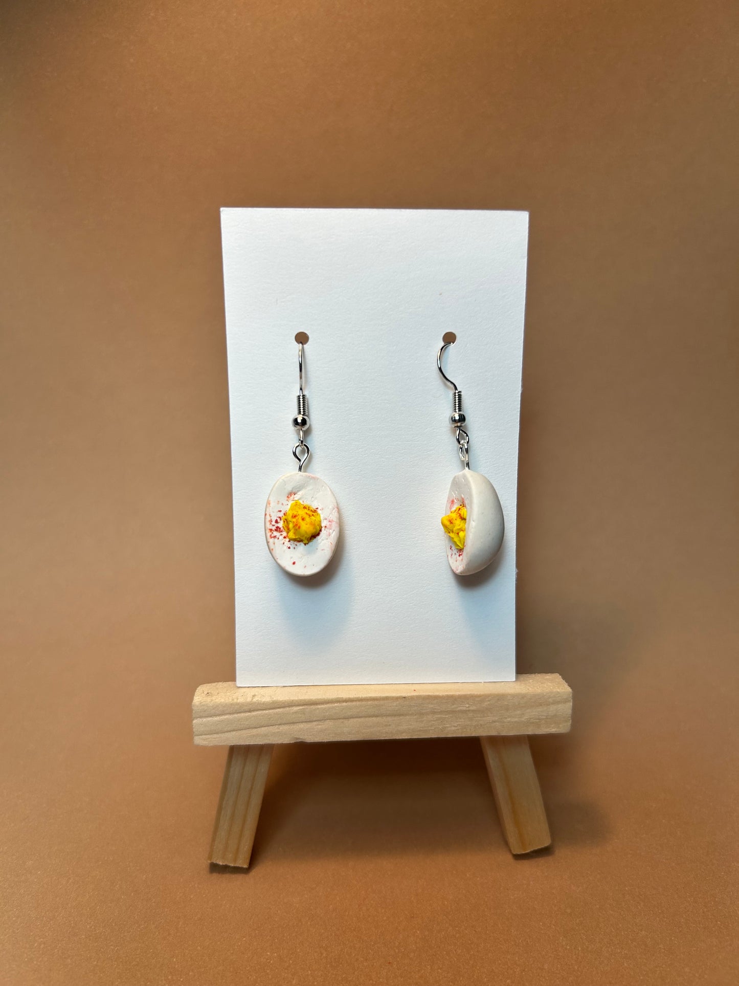 Deviled Egg Polymer Clay Earrings