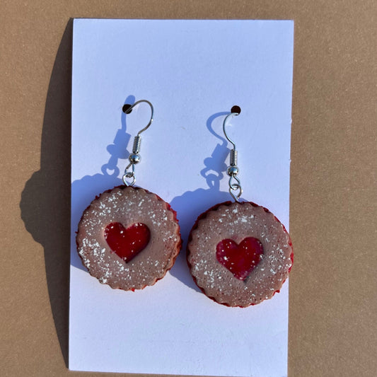 Sweet Jam Cookie Earrings – Handmade Cute Cookie Jewelry