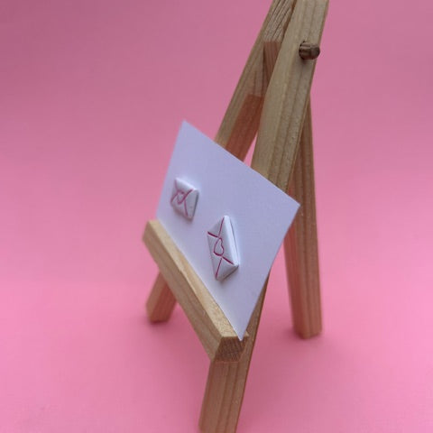 Envelope Stud Earrings – Romantic Love Letter Stud Earrings for Women