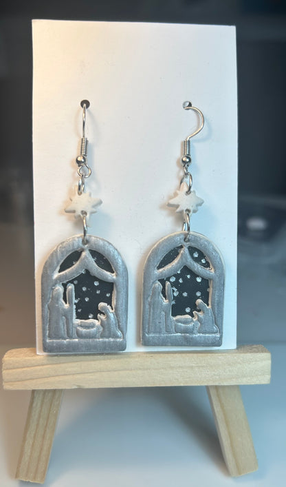 Nativity Scene Earrings