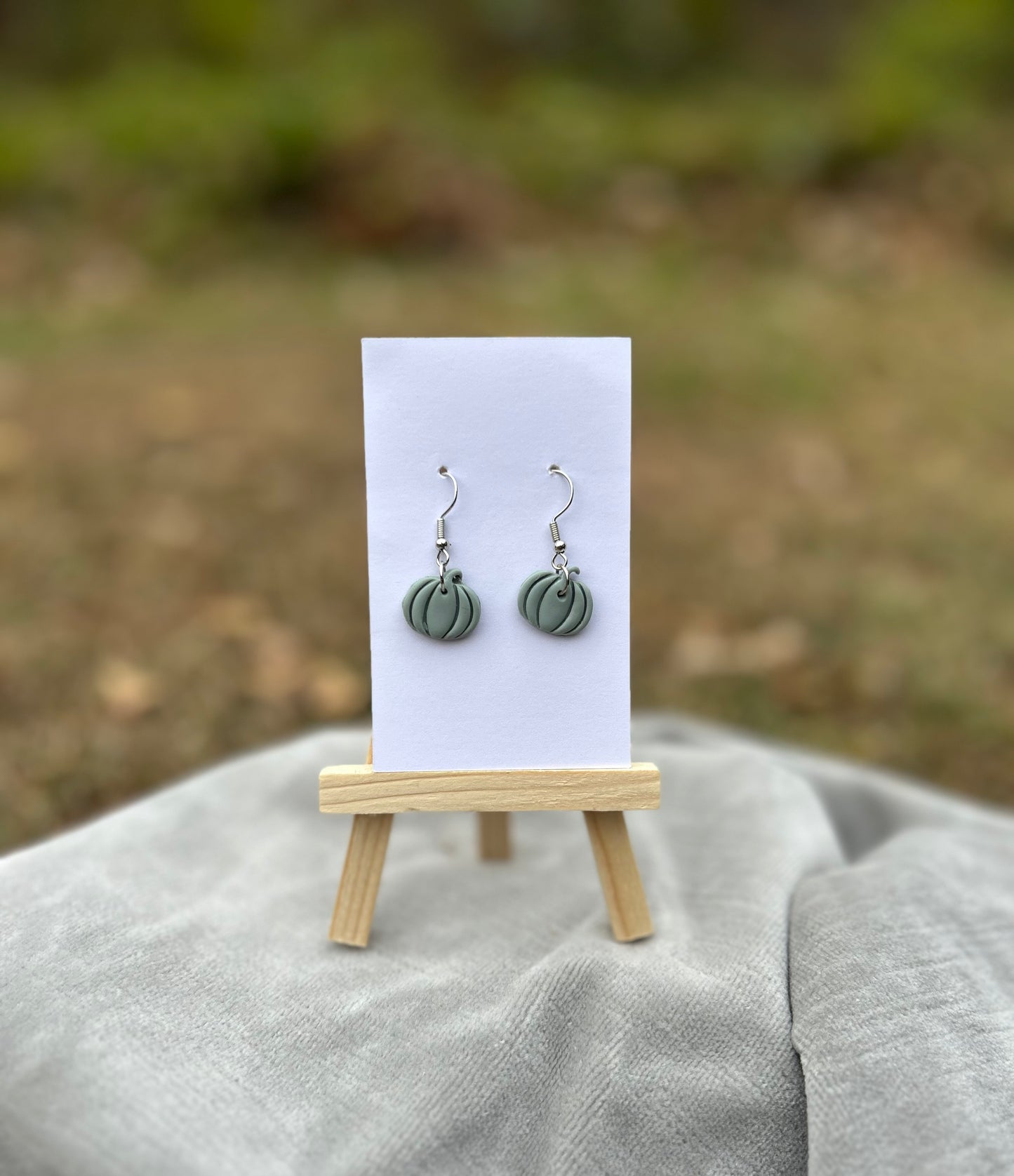 Single Pumpkin Earrings