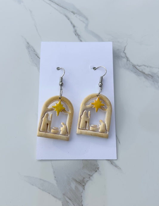 Nativity Scene Earrings