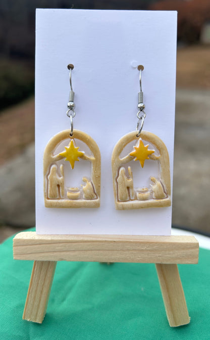 Nativity Scene Earrings