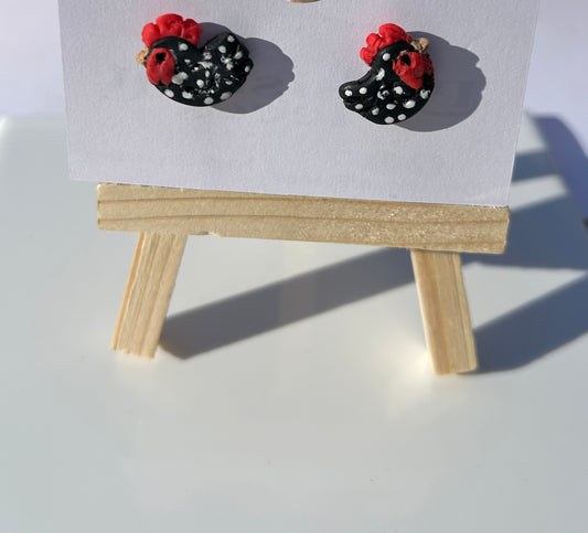 Chicken Stud Earrings