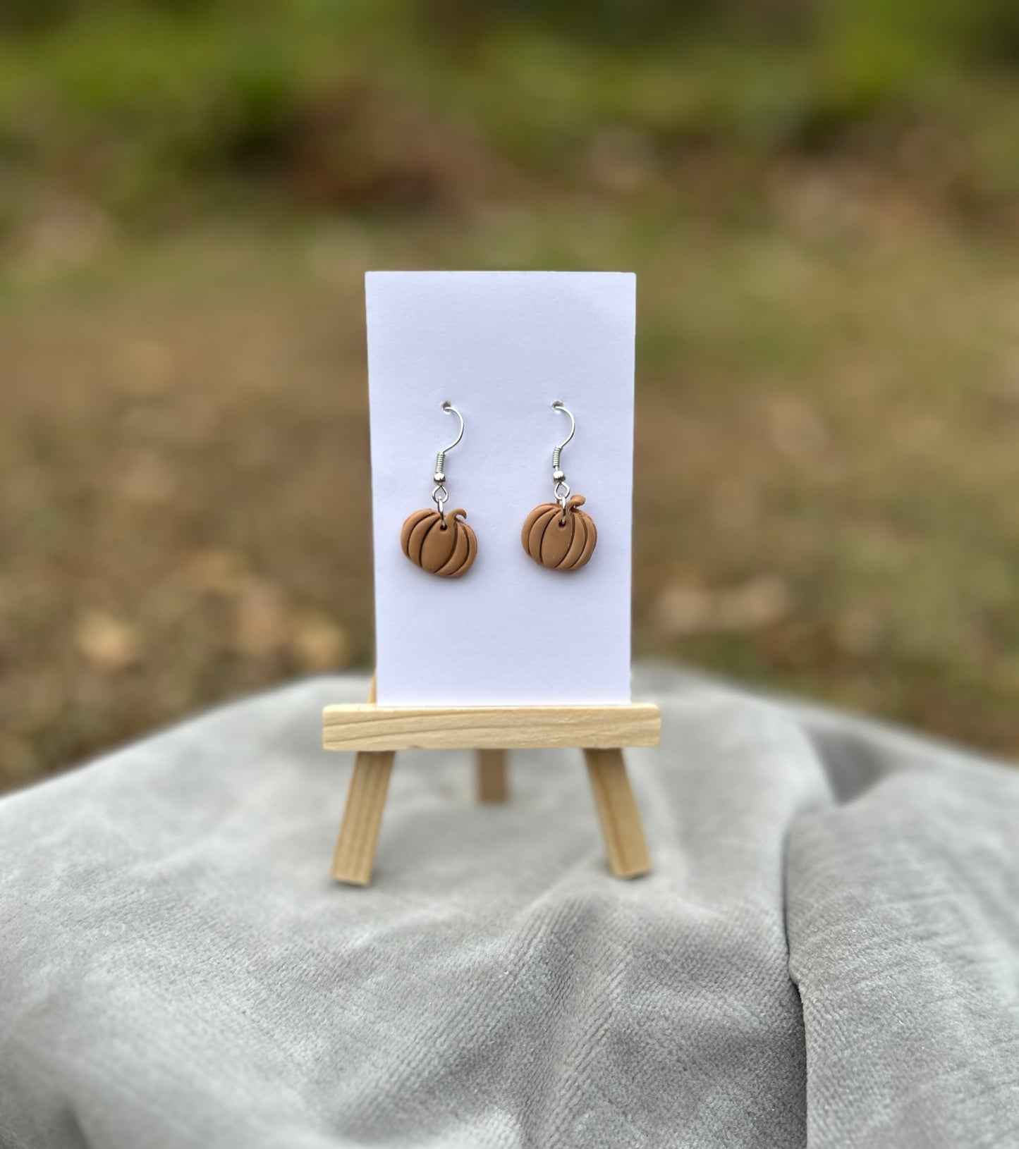 Single Pumpkin Earrings