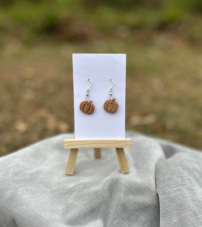 Single Pumpkin Earrings