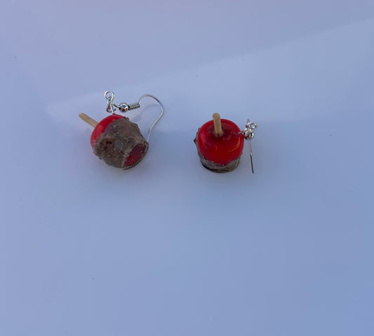 Candy Apple Earrings | Candy Apple Inspired Jewelry