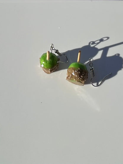 Candy Apple Earrings | Candy Apple Inspired Jewelry