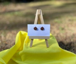 Pumpkin Stud Earrings