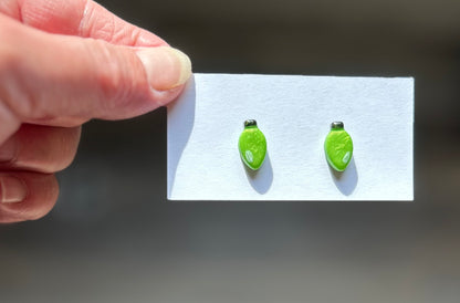 Christmas Bulb Studs