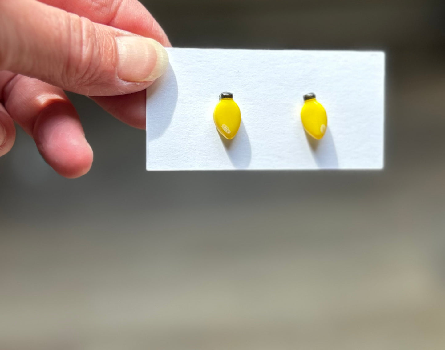 Christmas Bulb Studs