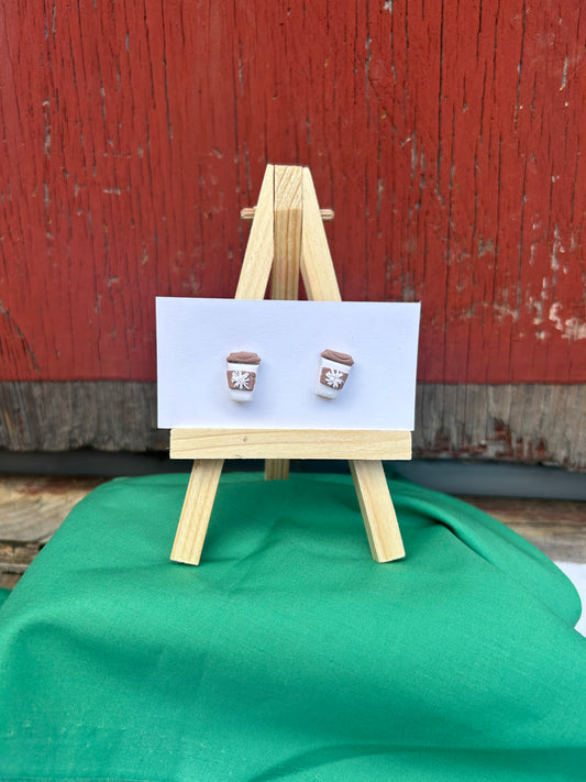 Christmas Latte Studs