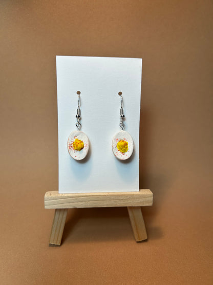 Deviled Egg Polymer Clay Earrings