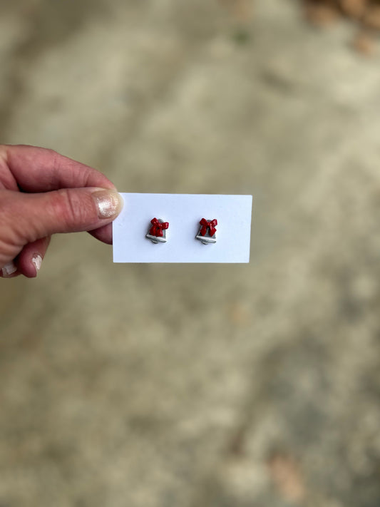 Christmas Bell Studs