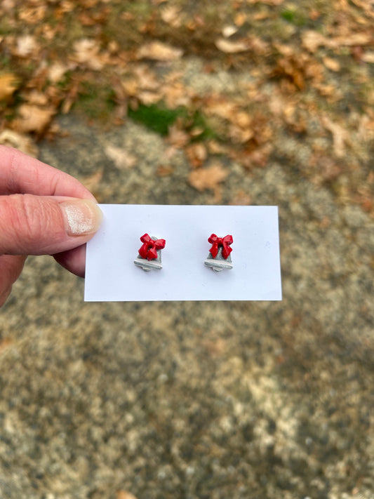 Christmas Bell Studs
