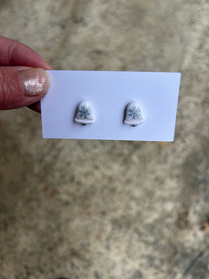 Christmas Bell Studs