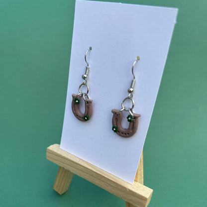 Horseshoe Clover Earrings