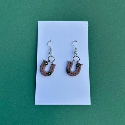 Horseshoe Clover Earrings