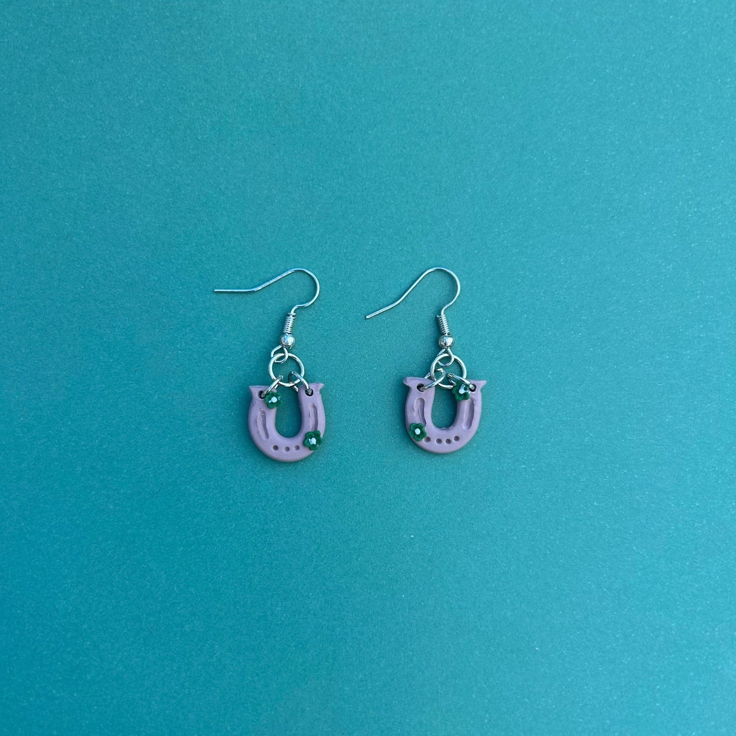 Horseshoe Clover Earrings