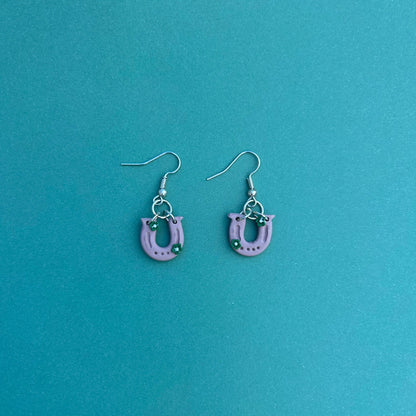 Horseshoe Clover Earrings
