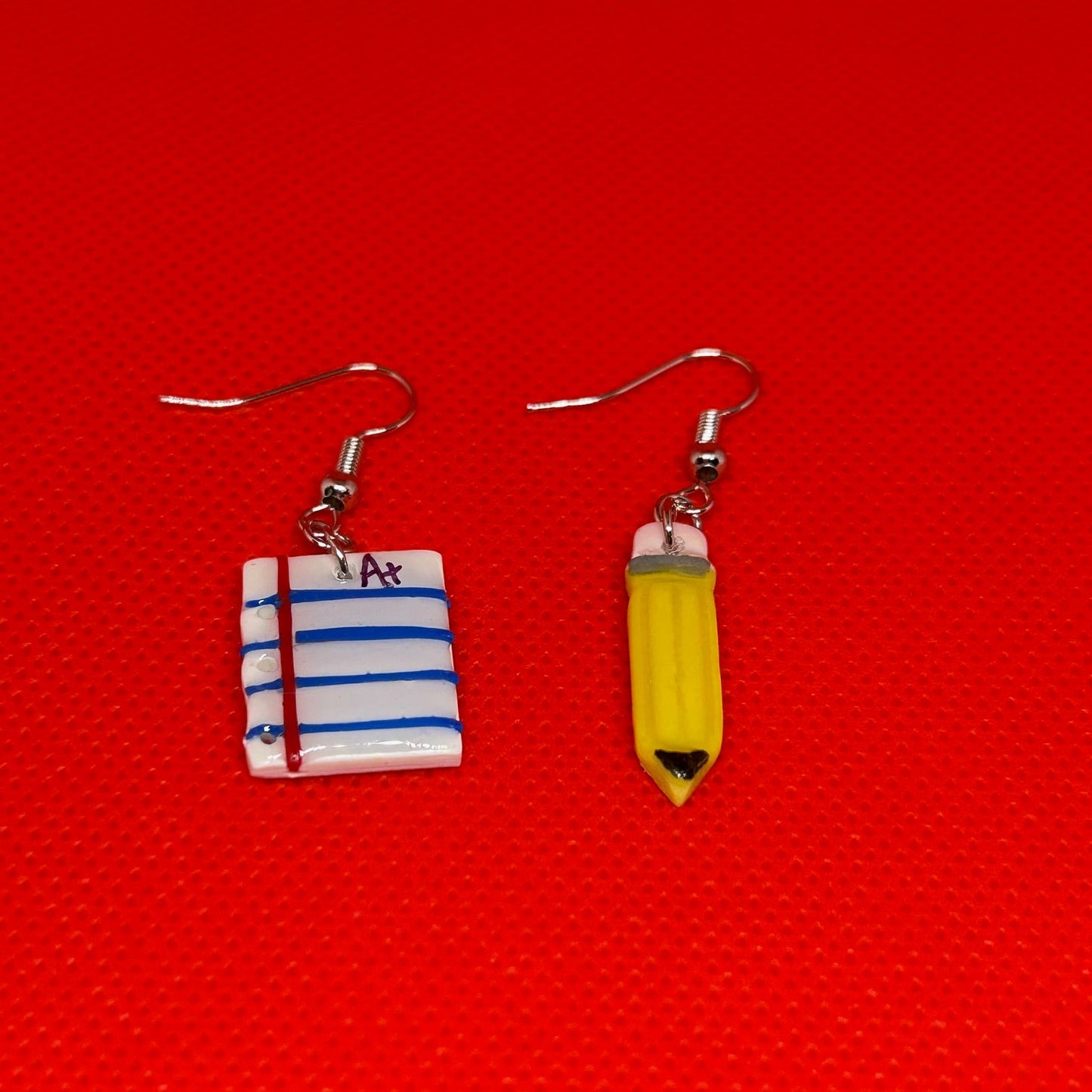 A+ Pair | Pencil & Graded Paper Mismatched Earrings