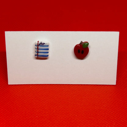 Mix & Match Polymer Clay Stud Earrings | Teacher Jewelry | Persistent Pieces