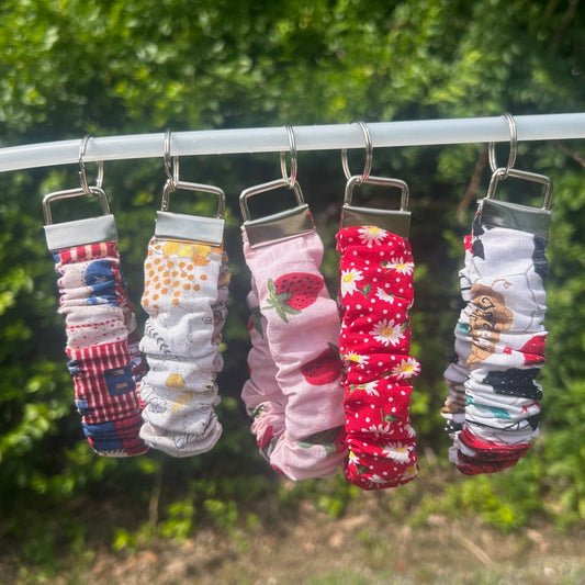 Scrunchie Wristlet Keychains
