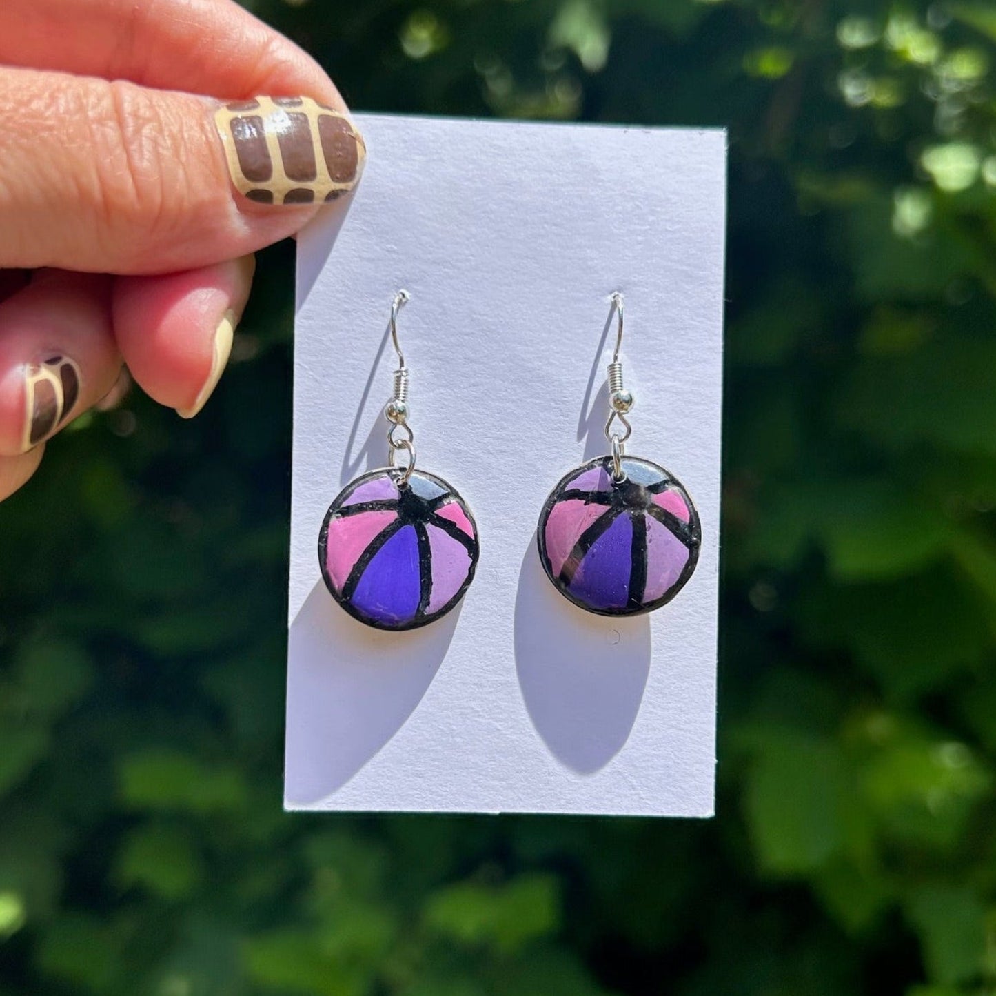 Beach Ball Dangle Earrings