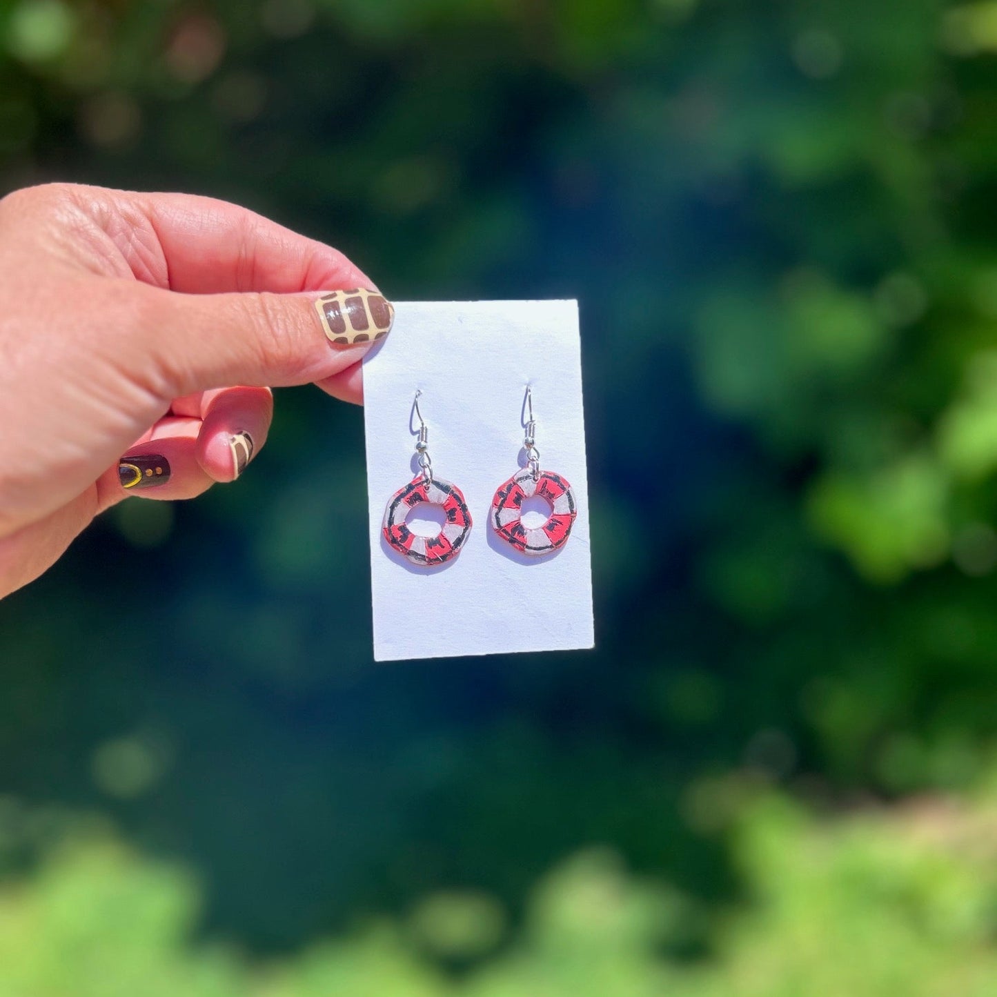 Lifebuoy Dangle Earrings