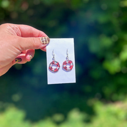 Lifebuoy Dangle Earrings
