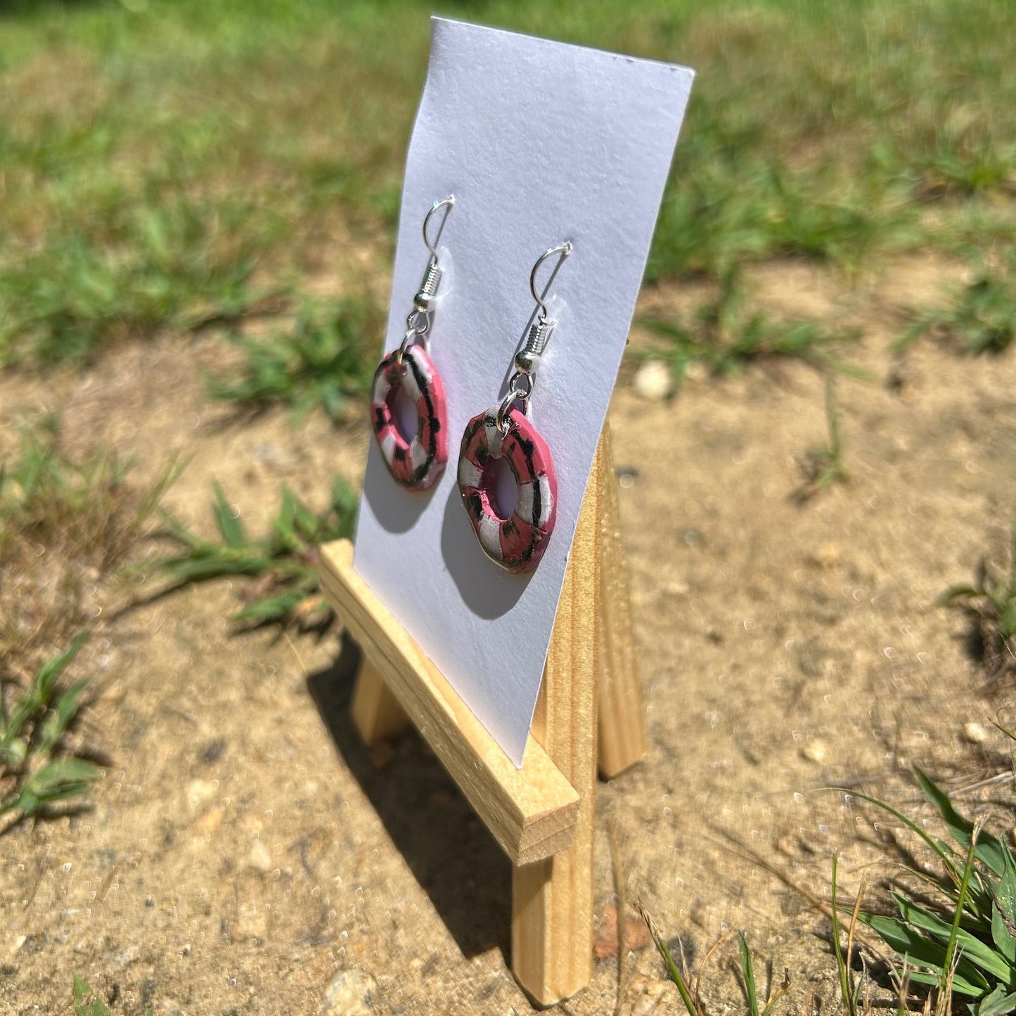 Lifebuoy Dangle Earrings